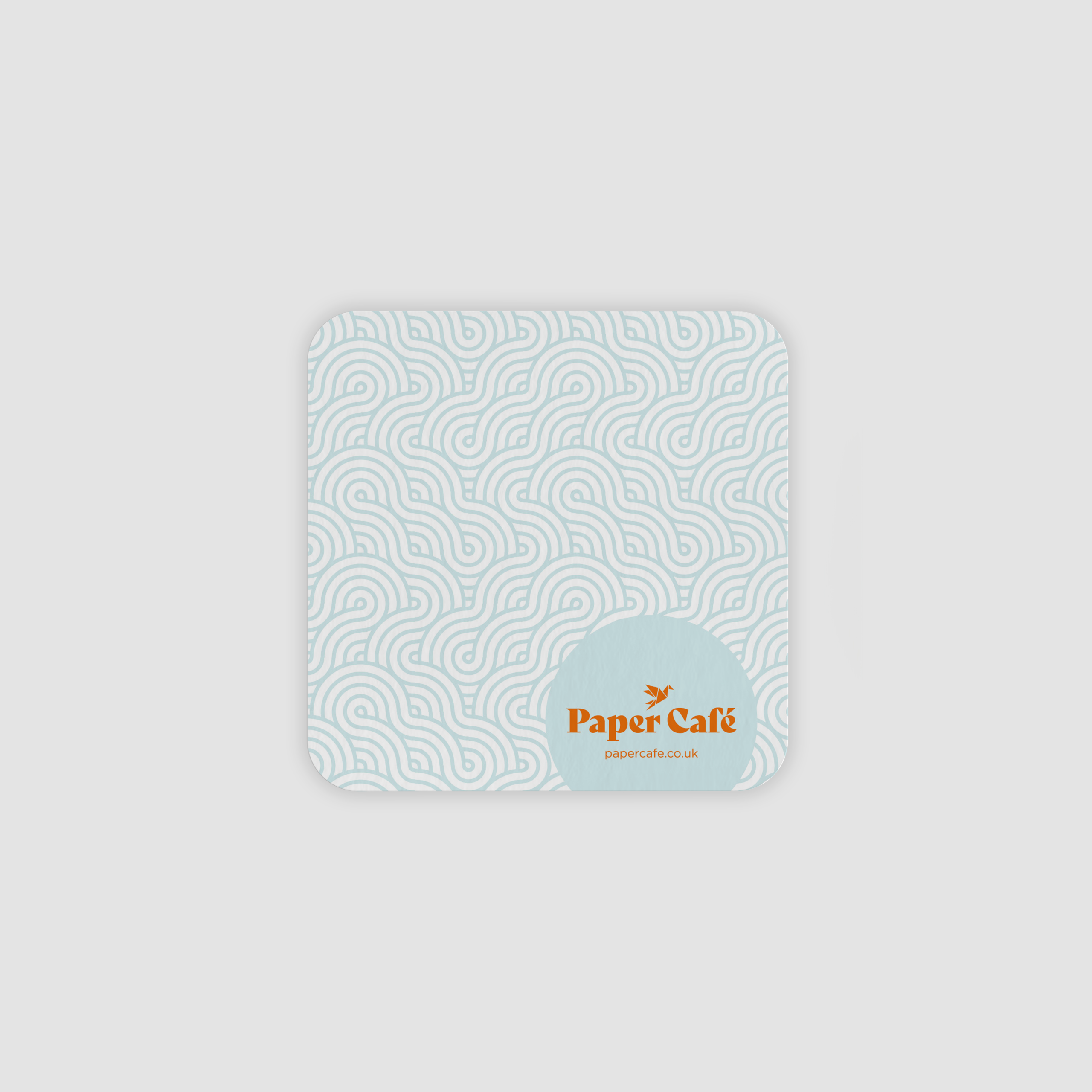 Psy Blue Beer Mats - Rounded Corners