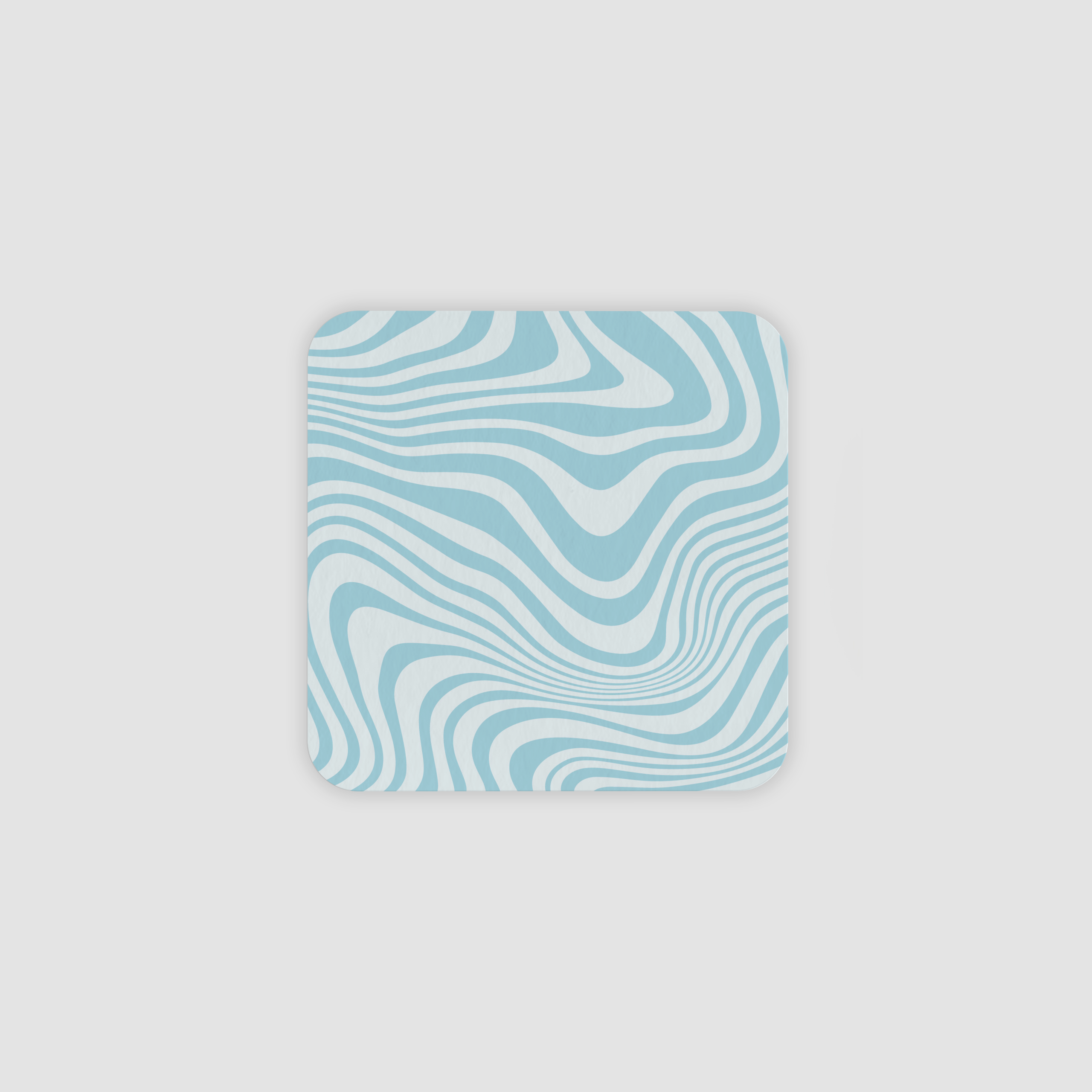 Waves Beer Mats - Rounded Corners
