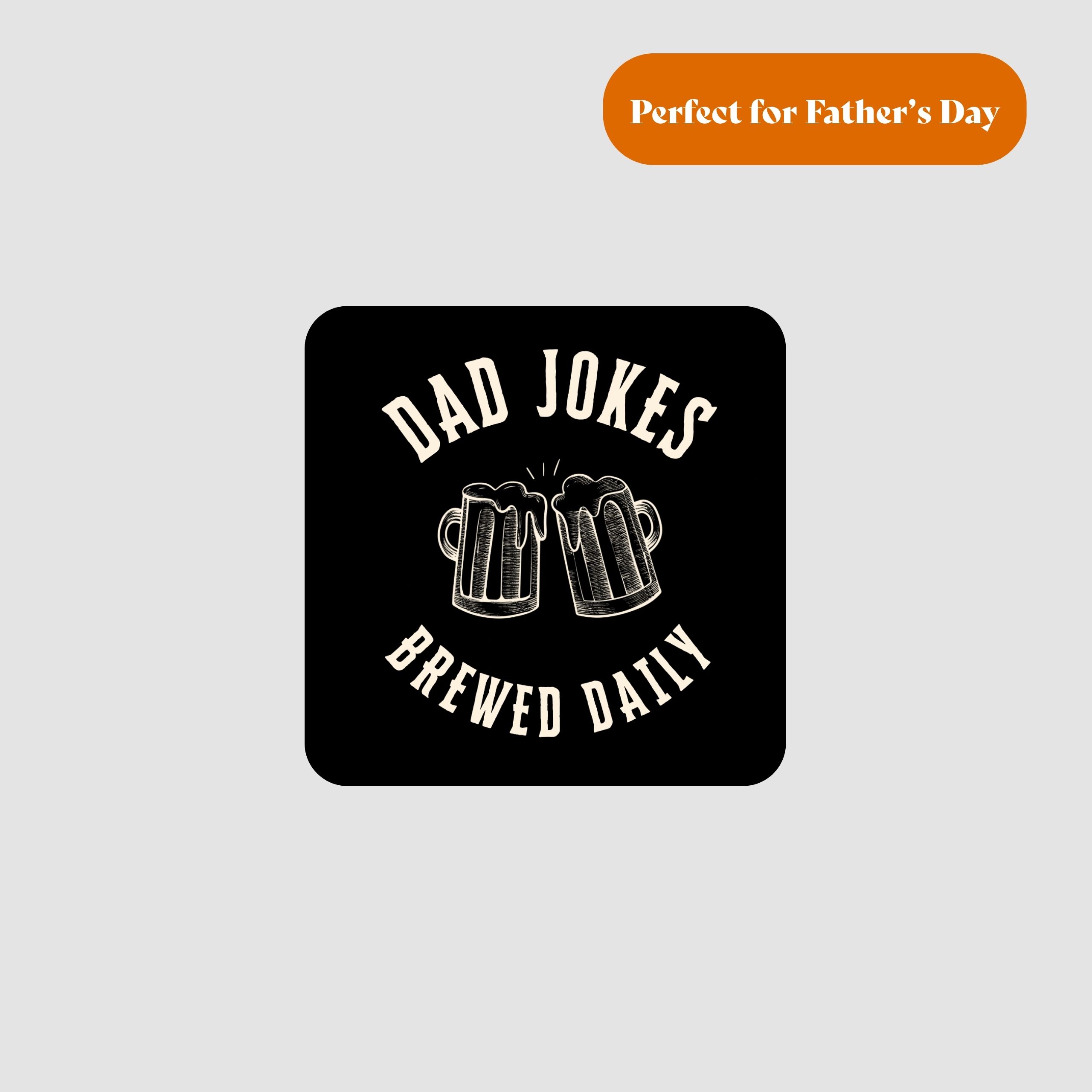 Dad Jokes Beer Mats - Rounded Corners