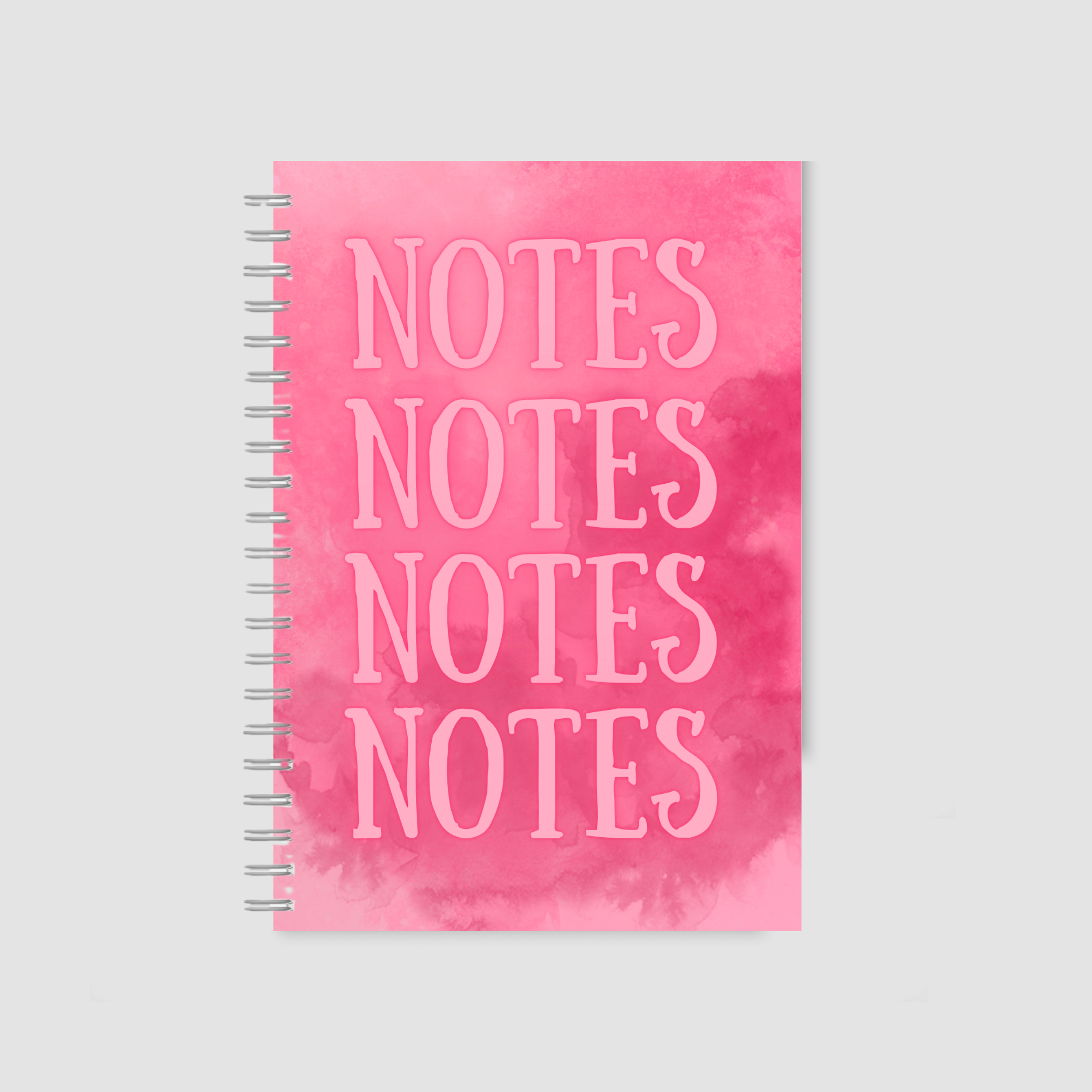 Pink Cloud - Wiro Bound Notepads